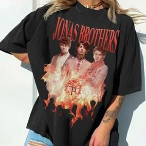 Jonas Brothers Heavy Metal Vintage Unisex Shirt Vintage Jonas Brothers Tees